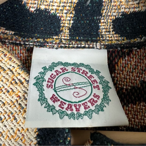 Vintage Sugar Street Weavers Nature Animals Button Jacket Large - Picture 7 of 8